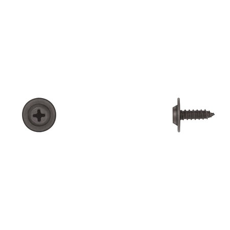 DISCO 10725PK BLK FLAT TOP PHIL SCREWS 8X1/2 1/2 OD W