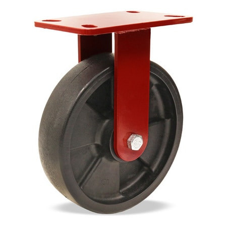 HAMILTON R-HSK-8HNY STANDARD PLATE CASTER BROWN WHEEL