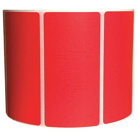 GRAINGER GLOBAL SOURCING 60DY02 BARCODE PRINTER LABEL 4 W 2 H RED