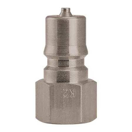 FOSTER K2S/S SS303 PLUG,1/4"X1/4"FPT