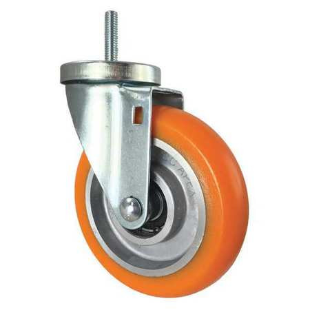 CC APEX CDP-Z-115 SWIVEL STEM CASTER THREADED ORANGE 5 