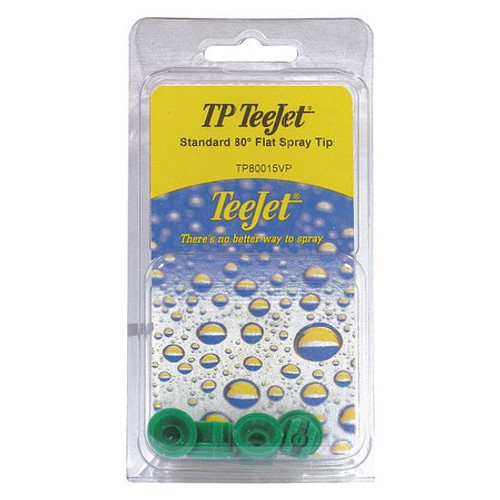 TEEJET PK-TP80015VP FLAT SPRAY POLYMER TIPS 80 DEG PK4