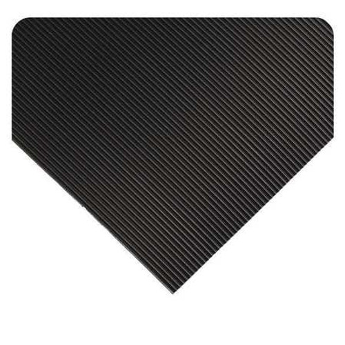 WEARWELL 702.14X4X18BK CORRUGATED SWITCHBOARD MATTING 4FTX18FT.