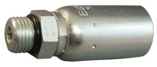 KURT MB-04-05 CRIMP FITTING,STRAIGHT,1/4" ID,ORB