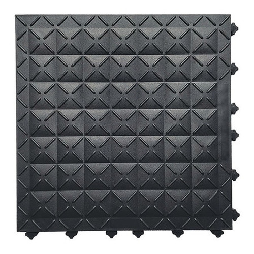 ERGO ADVANTAGE AM1-B ANTIFATIGUE MAT,18" L,18" W,BLACK,PK10