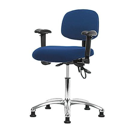 BLUE RIDGE ERGONOMICS BR-ESD-FDHCH-CR-T0-A1-EG-ESDBLU ERGONOMIC CHAIR FABRIC BLUE