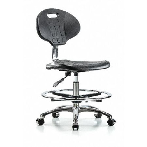 BLUE RIDGE ERGONOMICS BR-CLR-TPMBCH-CR-A0-CF-CC-BLK ESD TASK CHAIR UPHOLSTERED VINYL BLACK