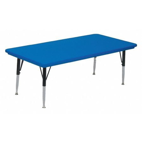 CORRELL AR3072-REC-27 ACTIVITY BLOW-MOLDED TABLE 30X72 BLUE CORRELL AR3072-REC-27 ACTIVITY BLOW-MOLDED TABLE 30X72 BLUE