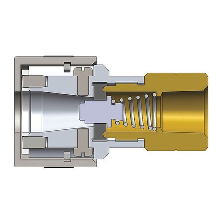 DIXON VALVE  COUPLING 2SHDF2 QUICK CONNECT PLUG FEMALE 2.10 ALUMINUM