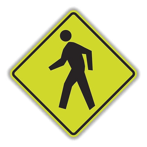 TAPCO 373-03671 PEDESTRIAN CROSSING SIGN 24 X 24 DG3 TAPCO 373-03671 PEDESTRIAN CROSSING SIGN 24 X 24 DG3