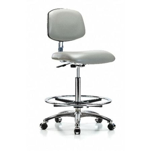 BLUE RIDGE ERGONOMICS BR-CLR-VHBCH-CR-CF-CC-8546 ERGONOMIC CHAIR UPHOLSTERED VINYL BLUE