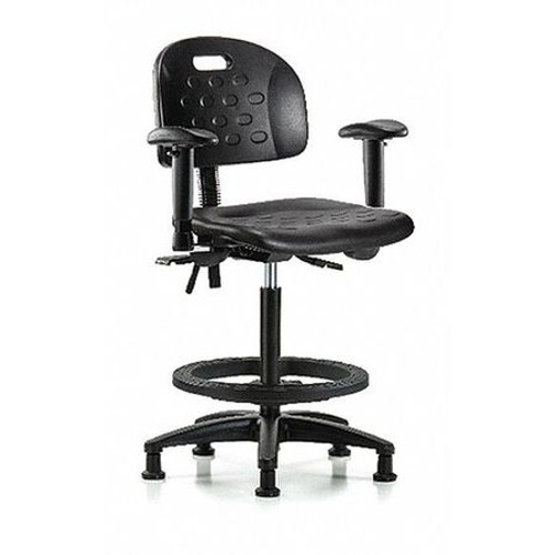 BLUE RIDGE ERGONOMICS BR-HPHBCH-RG-T1-A1-BF-RG-BLK ESD TASK CHAIR FABRIC BLACK