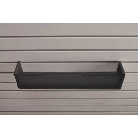 EASY LIVING 01000877 BASKET PLASTIC 4 X 20 X 4 BLACK