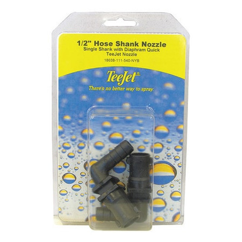 TEEJET PK-18638-111-540-NYB-2 SINGLE HOSE SHANK NOZZLE 1/2 PK2