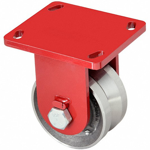 HAMILTON R-EPSD-63FVH-52YU12 V-GROOVE TRACK-WHEEL PLATE CASTER RIGID