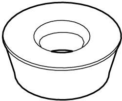 KENNAMETAL 1775988 RDHX1003M0 GN GRADE KC725M CARBIDE MILLI