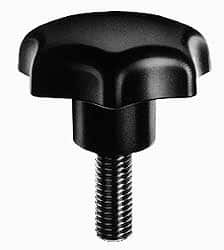 KIPP K0155.405X25 STAR GRIP,M5X25 MM,25 MM OD,BLK