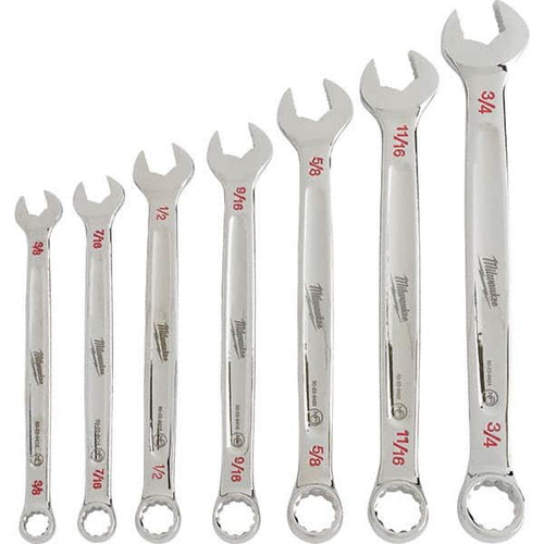 MILWAUKEE ELECTRIC TOOLS 48-22-9407 7PC COMBINATION WRENCH SET - SAE