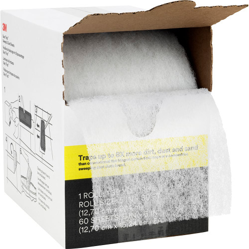 3M 7100081545 SWEEP/DUST SHEETS 8INX6IN 250 SHEETS/ROL