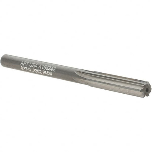 ALVORD POLK 08104 6MM SOLID CARBIDE 6 FLUTE CHUCKING REAME