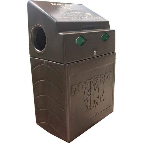 DOGIPOT 1005MCH-2 POLE MOUNTED DOGVALET PET WASTE RECEPTAC