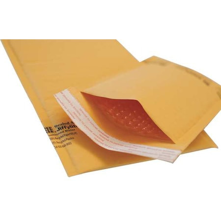 JIFFYLITE 100729776 BUBBLE MAILER,PAPER,6-3/4" L,KRAFT