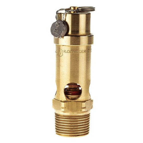 CONRADER 1302N-CE-60 PRESSURE RELIEF VALVE BRASS BALL