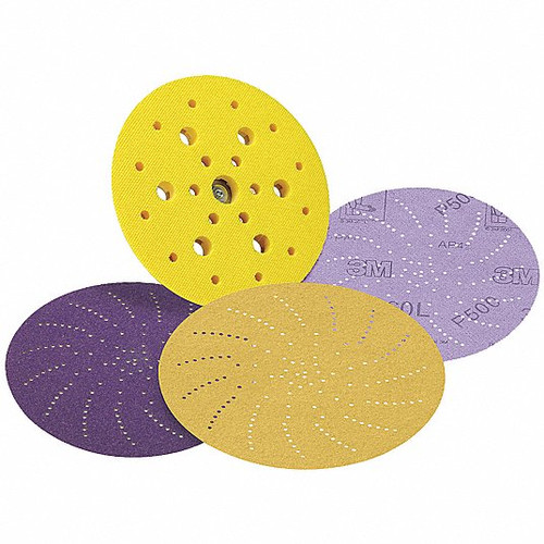3M 360L-48XA40 SANDING DISC PURPLE 600 GRIT PK100