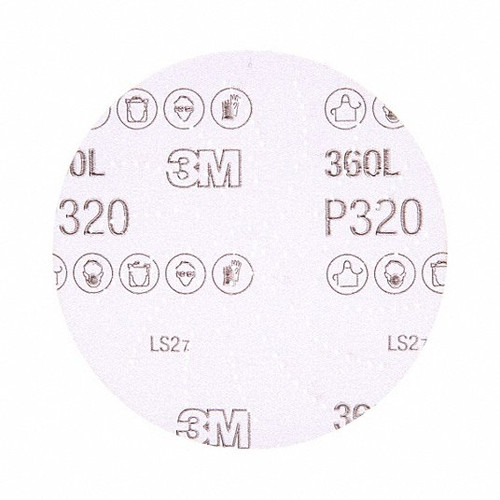 3M 360L-48XA44 SANDING DISC PURPLE 320 GRIT PK100