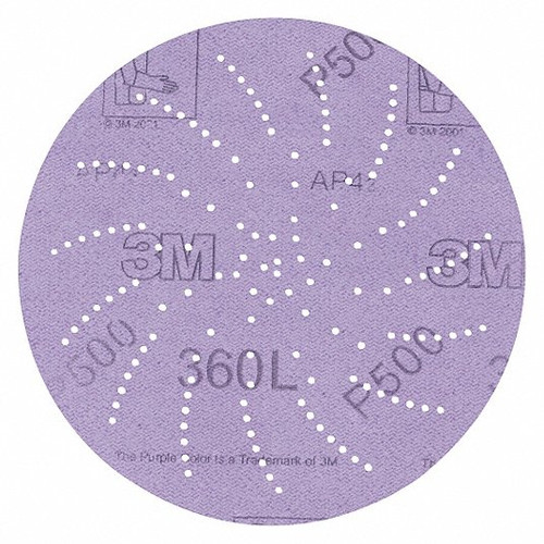 3M 360L-48XA48 SANDING DISC 400 GRIT 6 IN DIA PK100