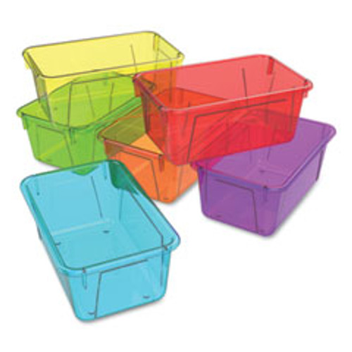 STOREX 62490U05C SMALL CUBBY BIN,ASST CANDY,PK5