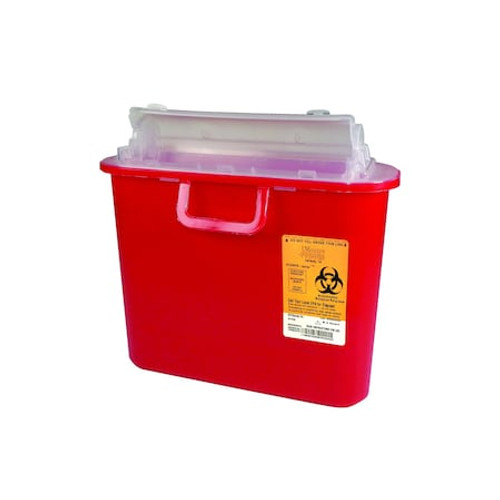 MEDEGEN MEDICAL PRODUCTS LLC 8708 SHARPS CONTAINER,5.4 QT.,RED,PK12 MEDEGEN MEDICAL PRODUCTS LLC 8708 SHARPS CONTAINER,5.4 QT.,RED,PK12