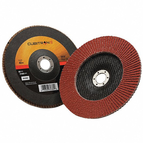 3M 969F-448D67 FLAP DISC TYPE 27 7 DIA. 40 GRIT