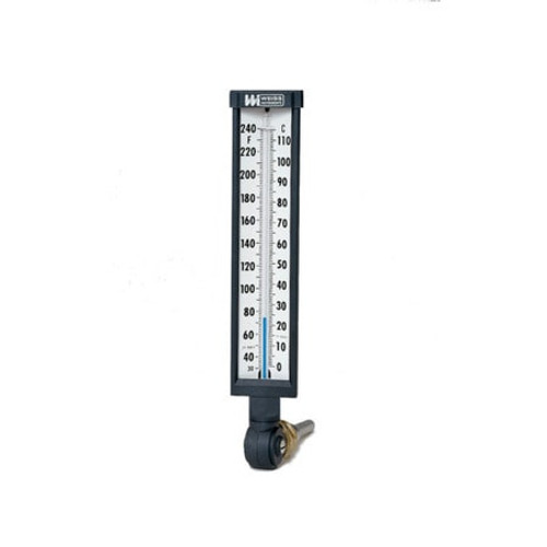 WEISS 9VU6-120 9" VARIANGLE THERMOMETER, 6" STEM, 0-120