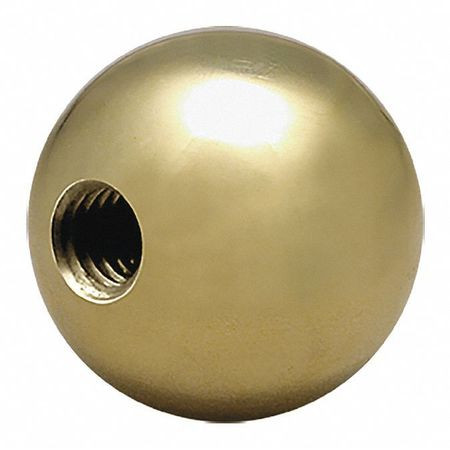 S W MANUFACTURING BBK-043 BRASS BALL KNOB 5/16-24 1-3/8 DIA.