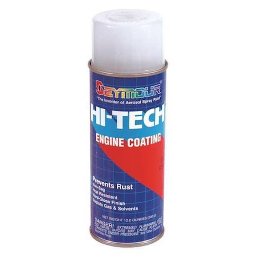 SEYMOUR MFG CO EN-70 HI-TECH ENGINE PAINT,GLOSS CLR,12OZ.