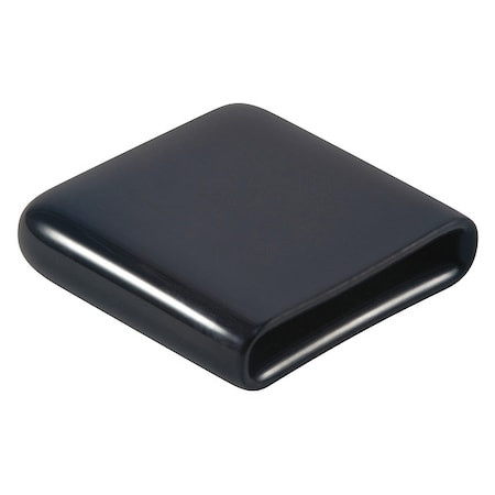 CAPLUGS VRF-040X990-16 99192070 VINYL RECT CAP - FLAT END,PK1000