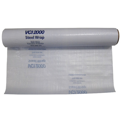 GRAINGER GLOBAL SOURCING VSW00003 STEEL WRAP WOVEN FILMS 600 FT ROLL