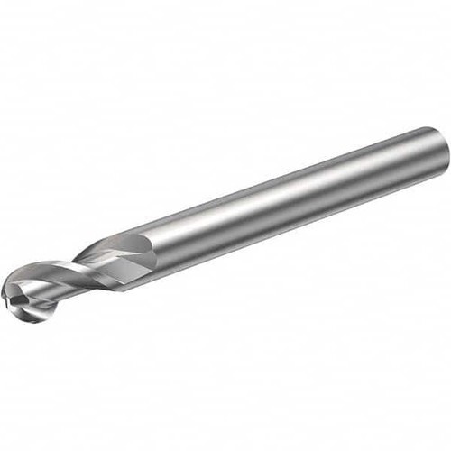 SANDVIK COROMANT 6261143 5MM DIAM, 8MM LOC, 2 FLUTE SOLID CARBIDE