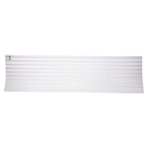 ONDULINE NORTH AMERICA INC 1201C PANEL CRGT PVC WHITE 26INX12FT