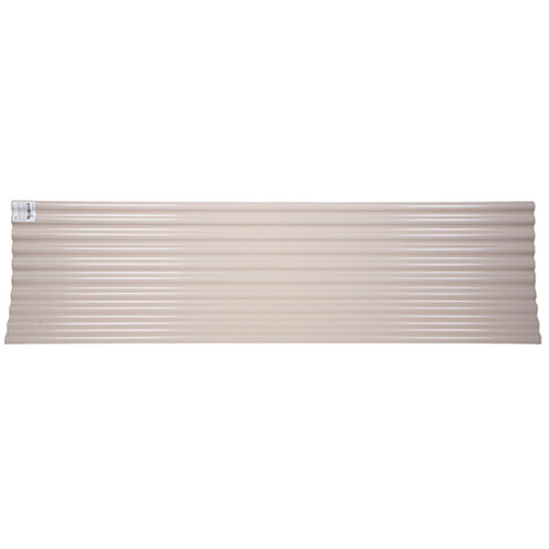 ONDULINE NORTH AMERICA INC 1208C PANEL CRGT PVC TAN 26IN X 12FT