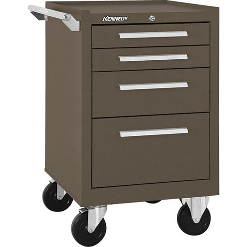 KENNEDY 21040XB 4 DRAWER ROLLER CABINETBROWN