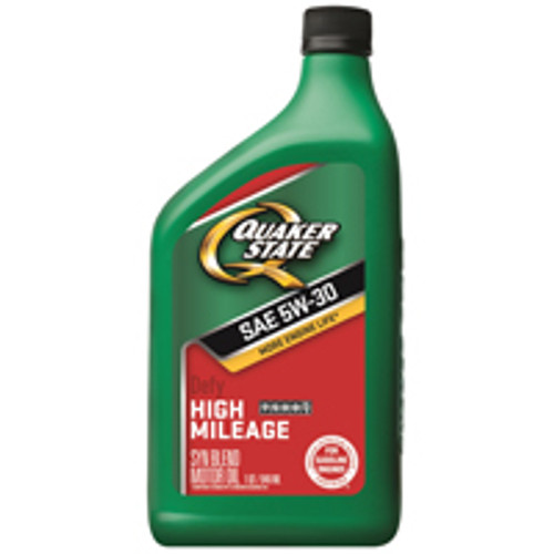 QUAKER STATE 550043276 OIL MOTOR HGH MILEAGE 5W30 1QT