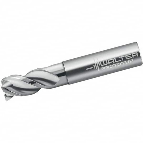WALTER PROTOTYP 5530618 4MM DIAM 3 FLUTE SOLID CARBIDE 0.5MM COR