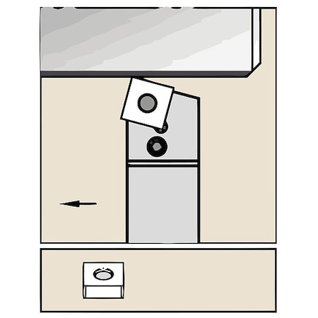 WIDIA GTD 582126 GROOVING/PARTING INSERT,,CARBIDE
