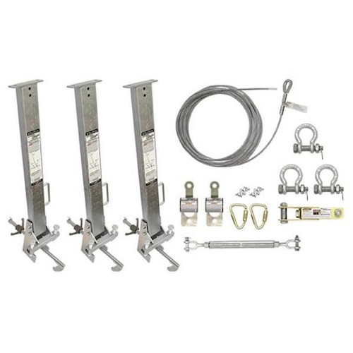 FALLTECH 60310018 TEMPORARY HORIZONTAL LIFELINE