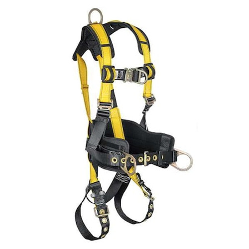 CONDOR USA INC 61DD46 FULL BODY HARNESS VEST YELLOW M SIZE CONDOR USA INC 61DD46 FULL BODY HARNESS VEST YELLOW M SIZE