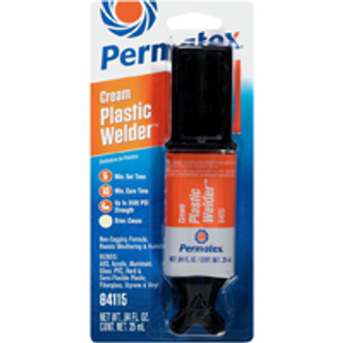 PERMATEX 84115 EPOXY SYRNG PLASTIC WELD .84OZ