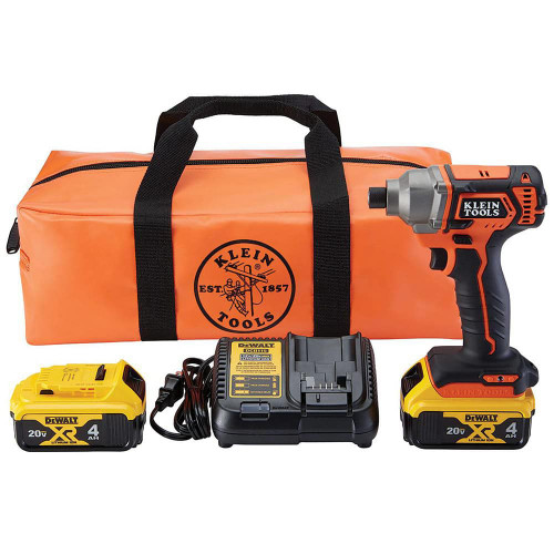KLEIN TOOLS BAT20CD1 BATTERY-OPERATED COMPACT IMPACT DRIVER, 