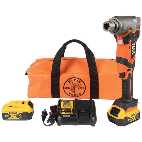 KLEIN TOOLS BAT20LW1 90-DEGREE IMPACT WRENCH KIT